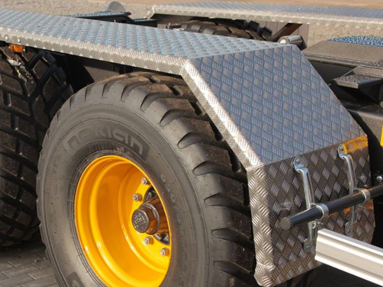 The Steel Company produceert aluminium gezette spatschermen